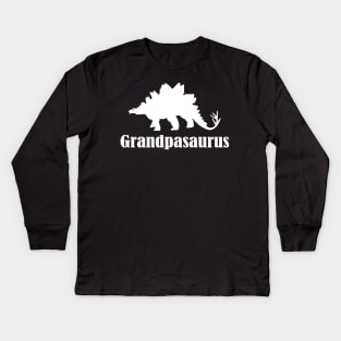 grandpa dinosaur Kids Long Sleeve T-Shirt